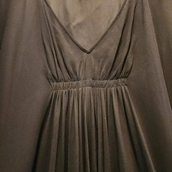 New Diane Von Furstenberg Fleurette Oversized Mini Dress Sz 0 Black Silk… - Picture 13 of 13